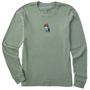 Women's Blue Bird Long Sleeve Crusher Tee Life is Good