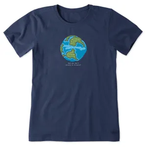 Women's Blue Rock Miracle Short Sleeve Crusher Tee Life is Good