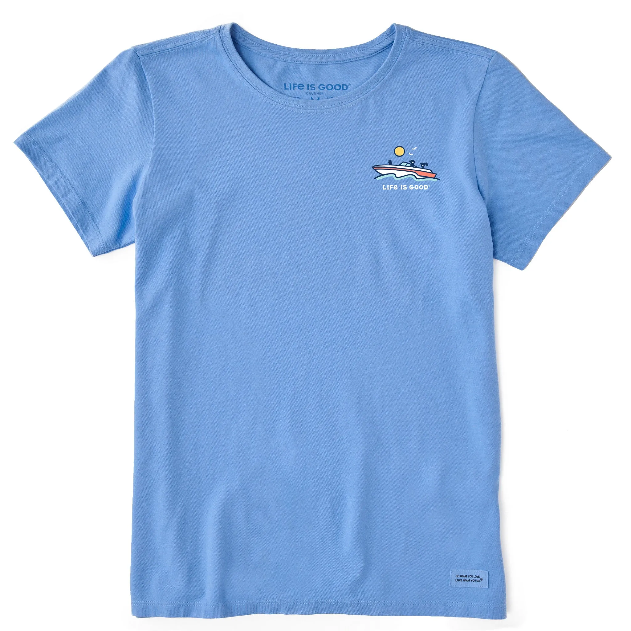Women's Boat Life Short Sleeve Crusher Tee Life is Good