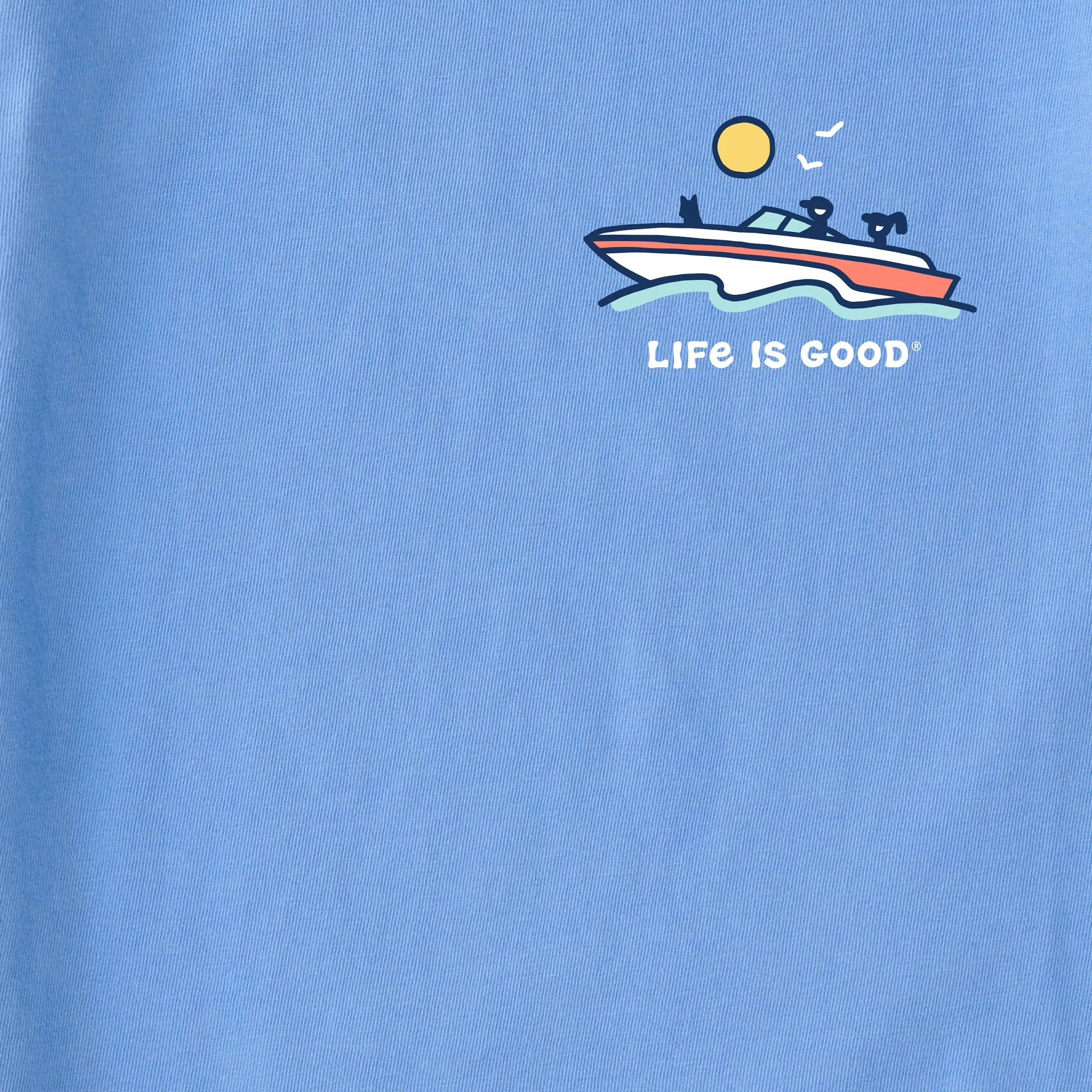 Women's Boat Life Short Sleeve Crusher Tee Life is Good