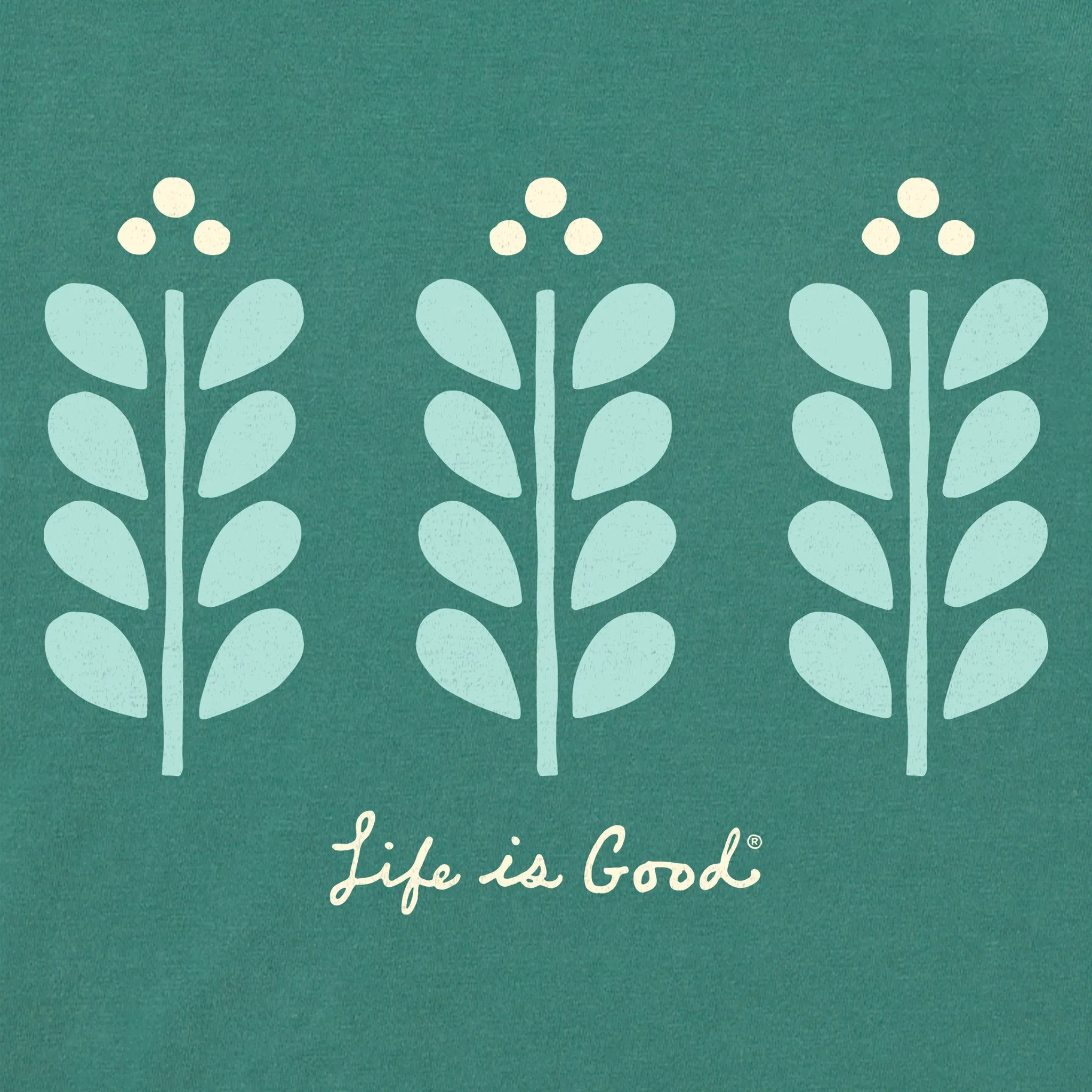 Women's Bold Flowers Short Sleeve Crusher Tee Life is Good