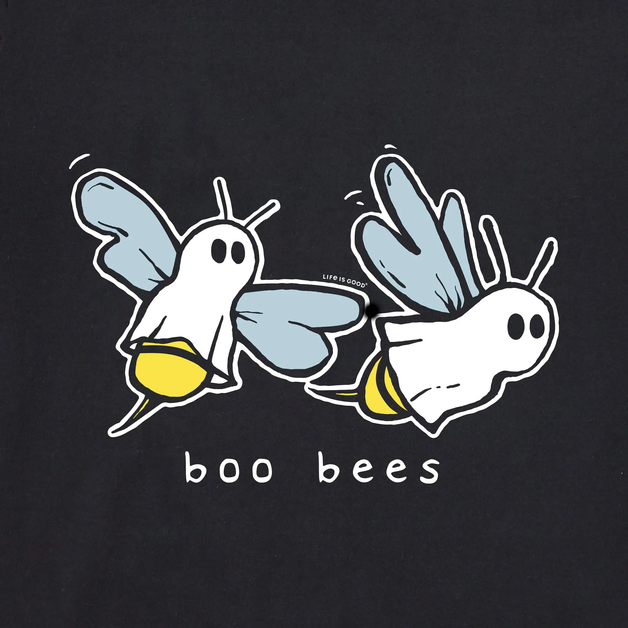 Women's Boo Bees Long Sleeve Crusher Vee Life is Good