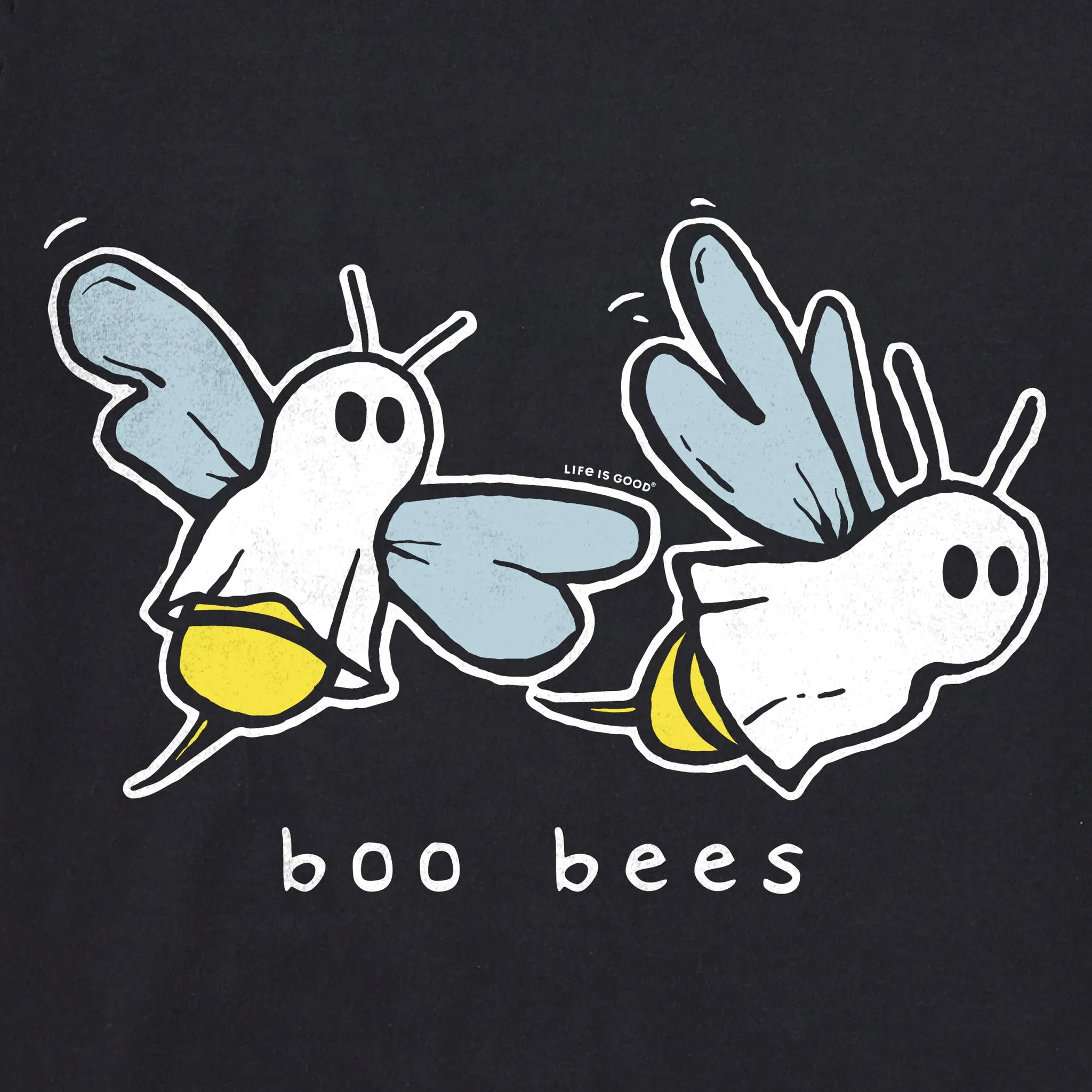 Women's Boo Bees Short Sleeve Crusher Boxy Tee Life is Good
