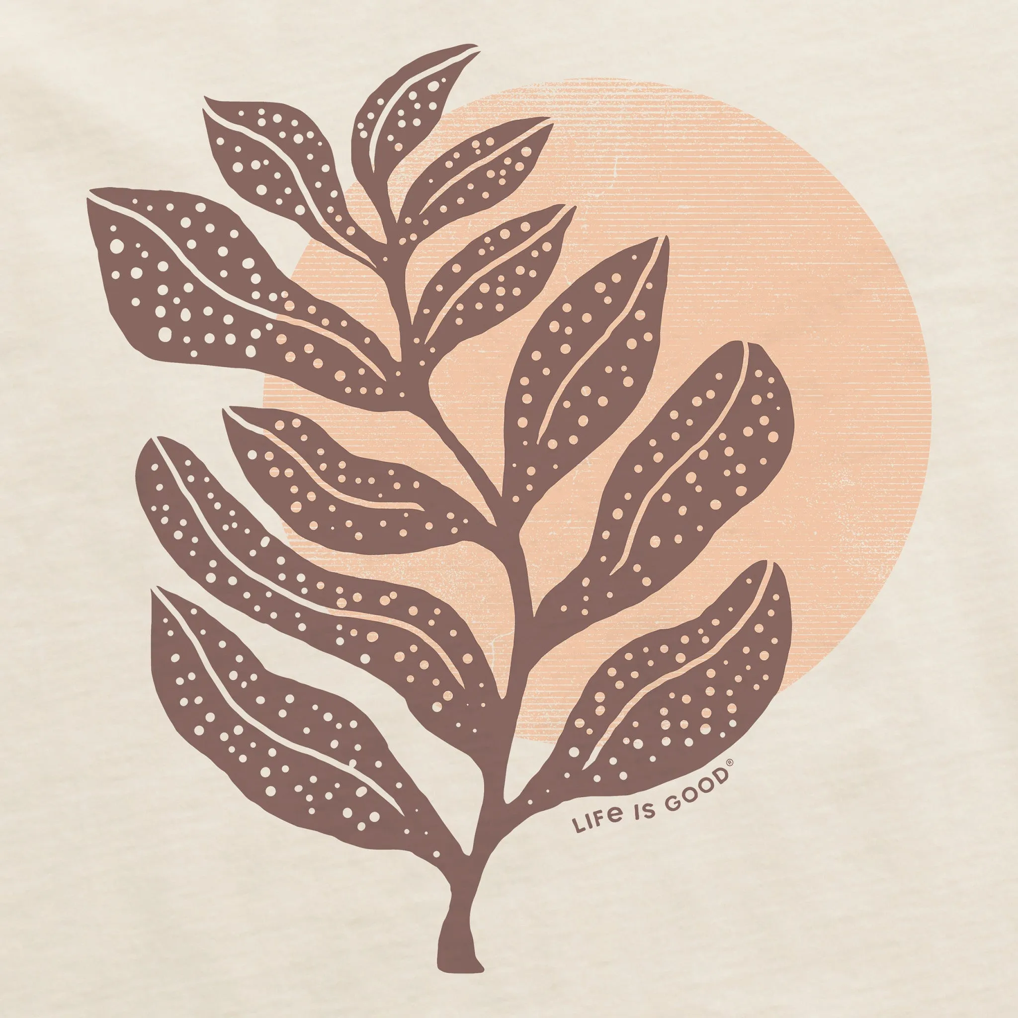 Women's Botanical Sunset Short Sleeve Crusher Boxy Tee Life is Good