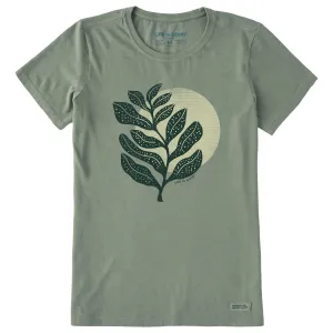 Women's Botanical Sunset Short Sleeve Crusher Tee Life is Good