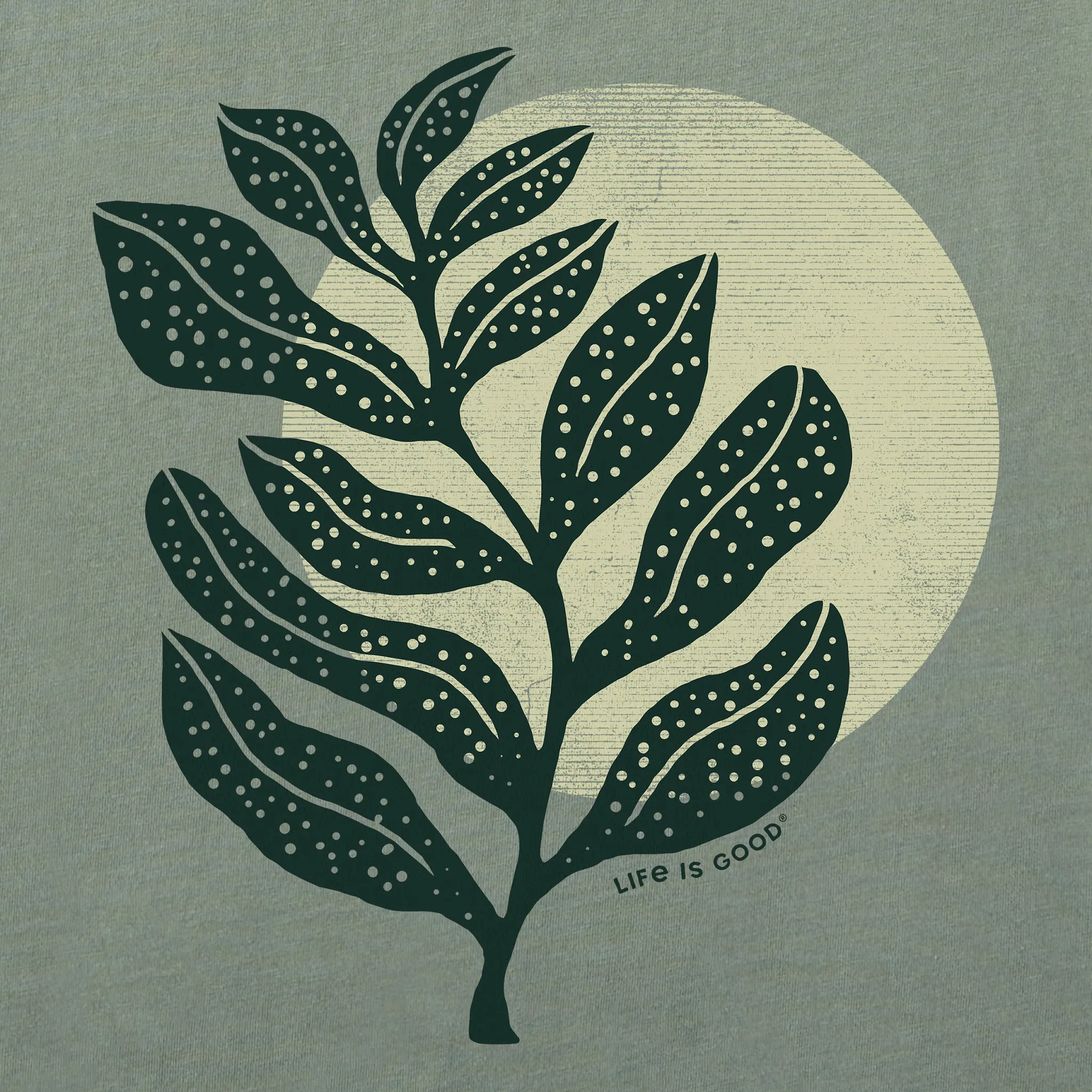 Women's Botanical Sunset Short Sleeve Crusher Tee Life is Good