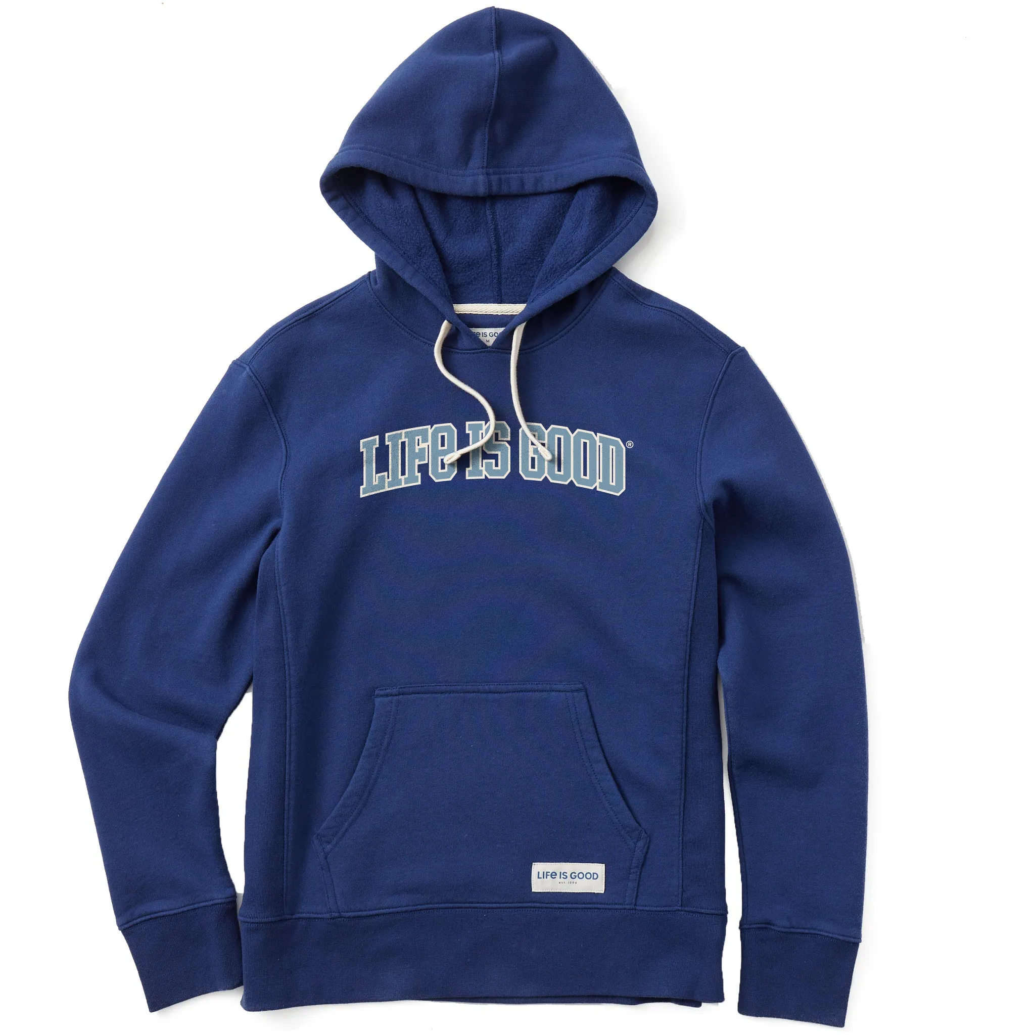 Women's Branded 2-Tone Simply True Fleece Hoodie Life is Good