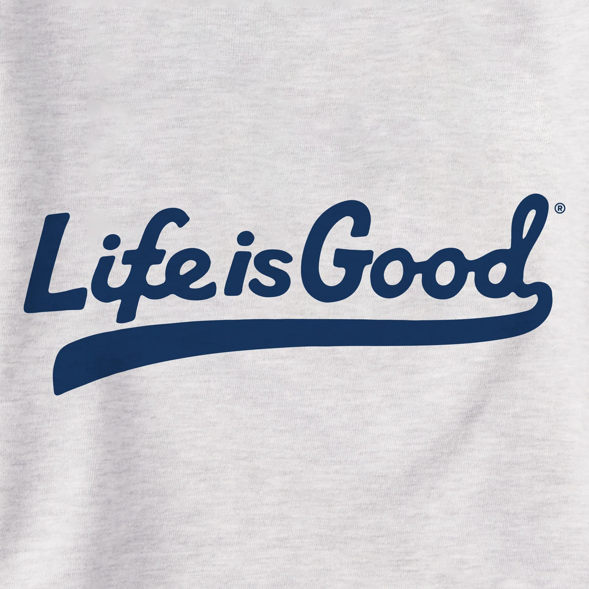 Women's Branded Ballyard Script Simply True Crew LIFE IS GOOD