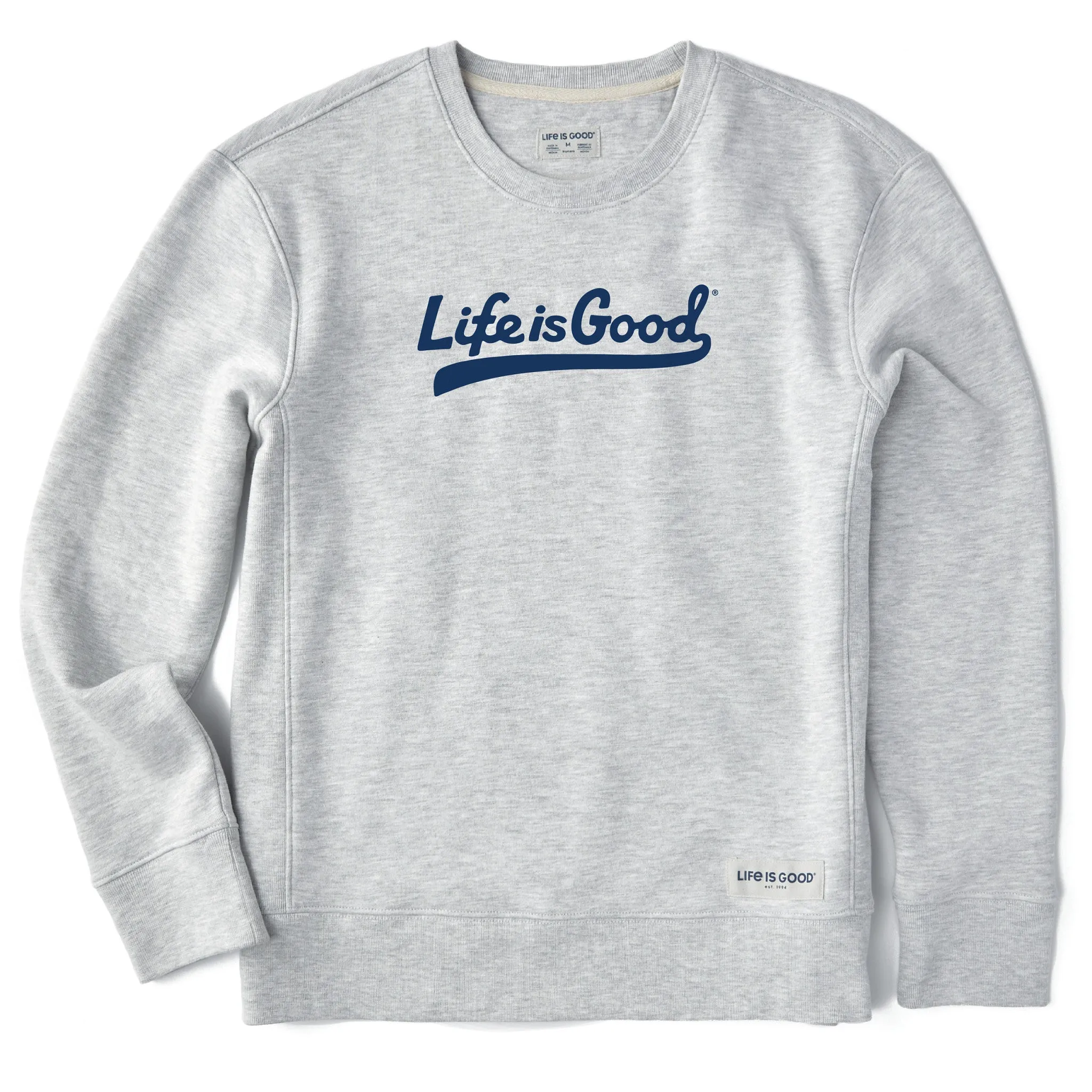 Women's Branded Ballyard Script Simply True Crew LIFE IS GOOD