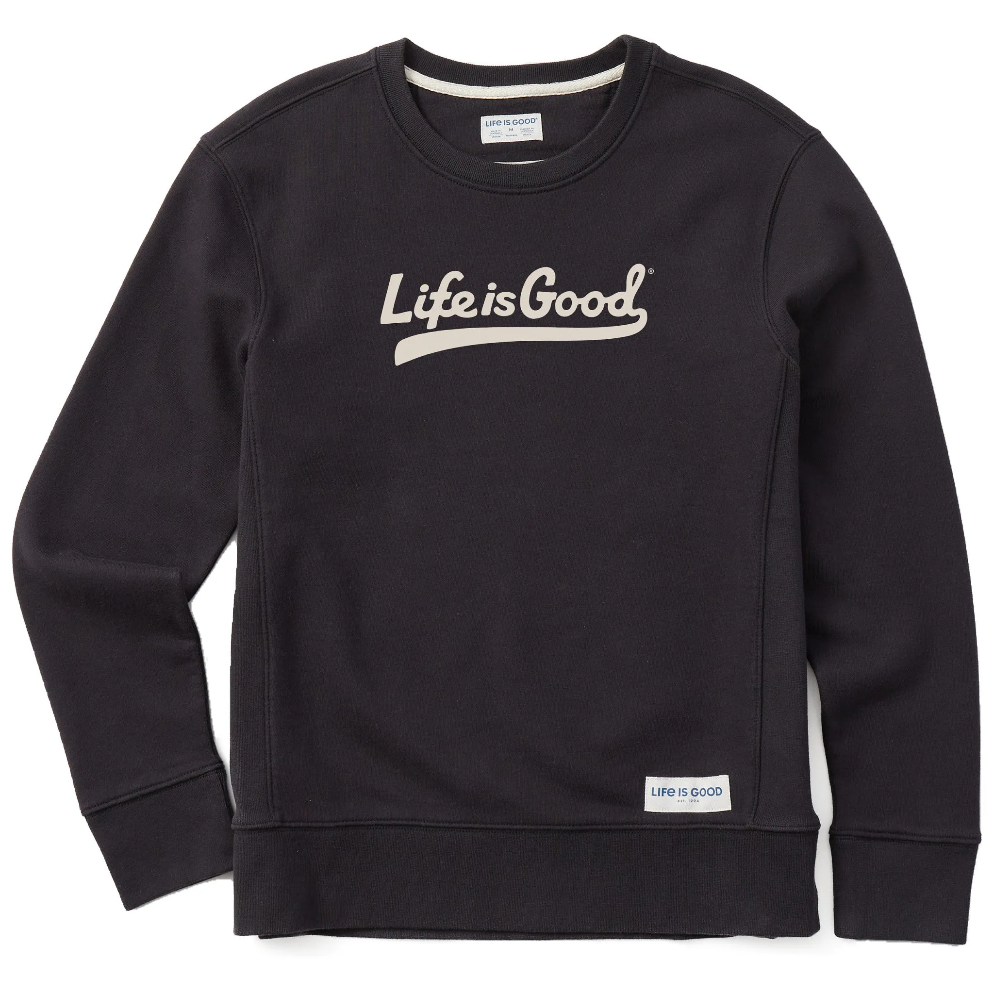 Women's Branded Ballyard Script Simply True Crew LIFE IS GOOD
