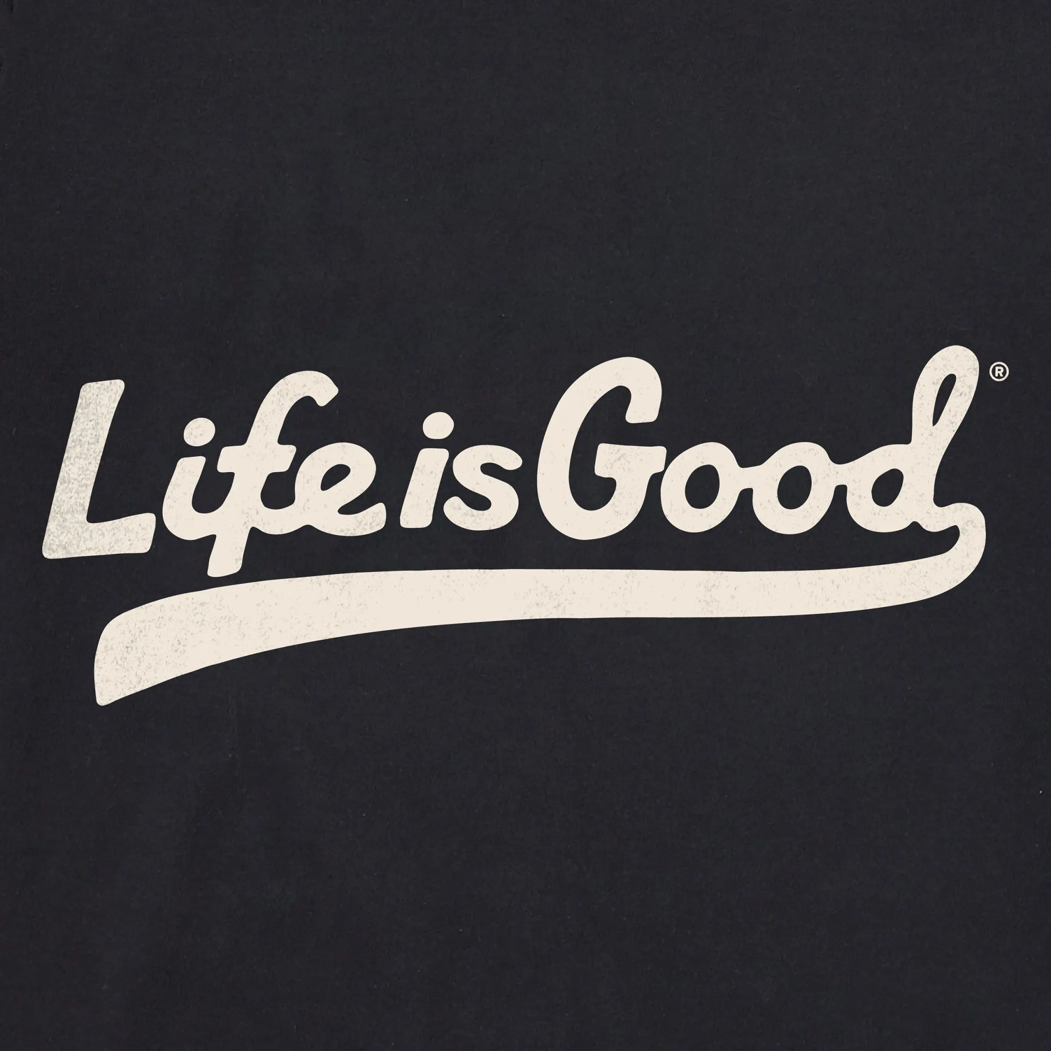 Women's Branded Ballyard Script Simply True Crew LIFE IS GOOD
