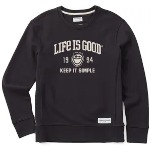 Women's Branded Jake Keep it Simple Simply True Fleece Crew Life is Good