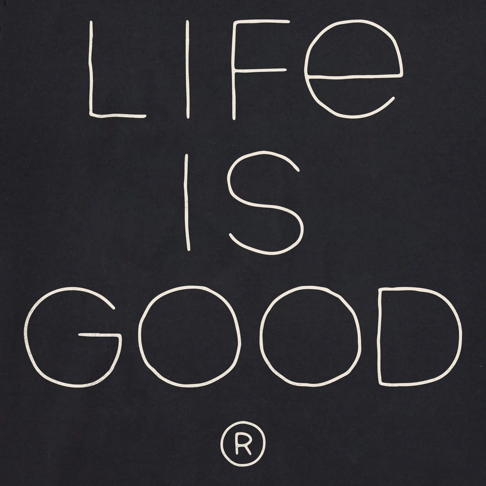 Women's Branded Stacked LIG Simply True Fleece Crew Life is Good