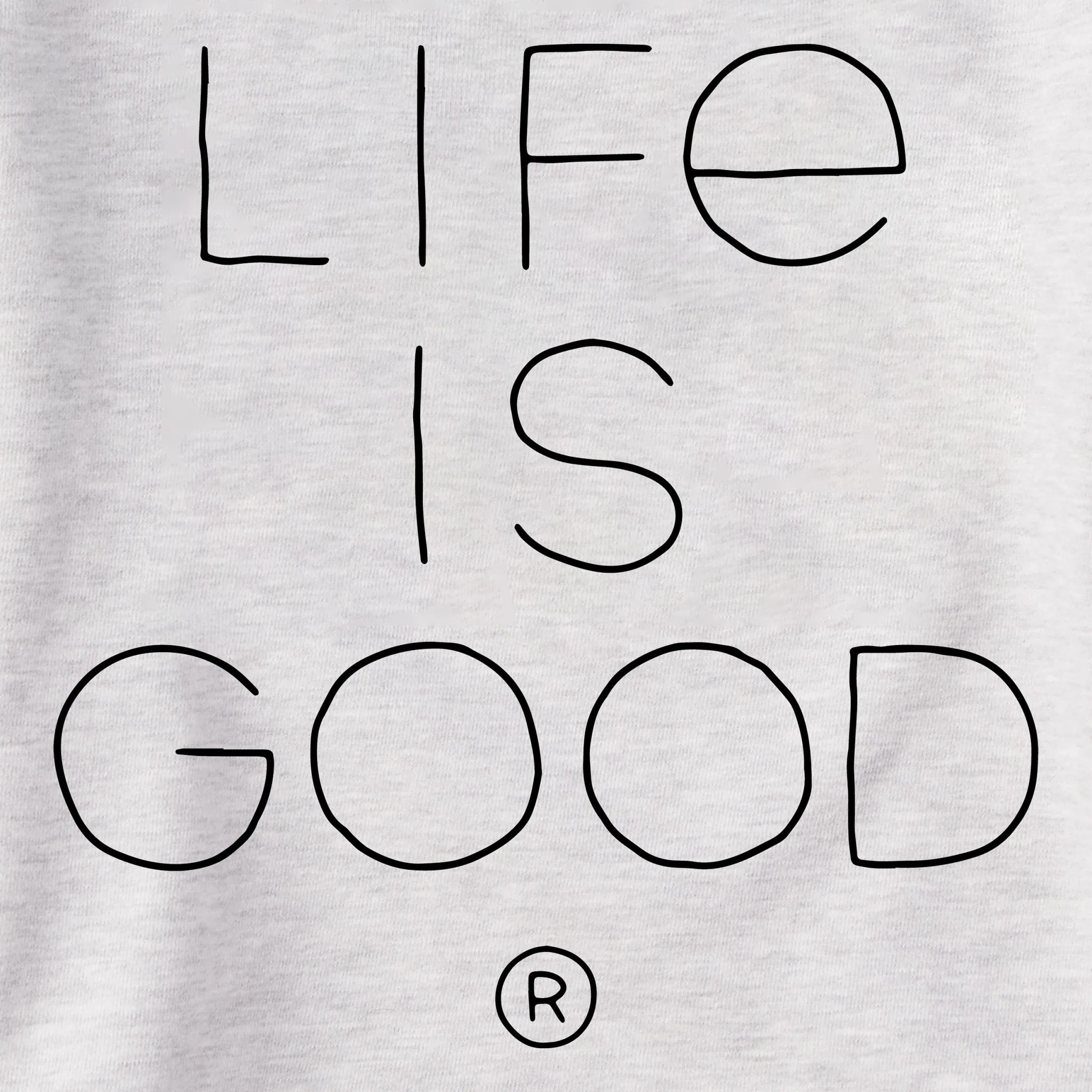 Women's Branded Stacked LIG Simply True Fleece Crew Life is Good