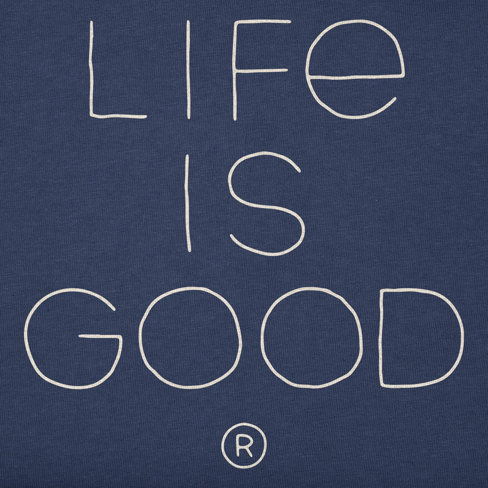 Women's Branded Stacked LIG Simply True Fleece Hoodie Life is Good