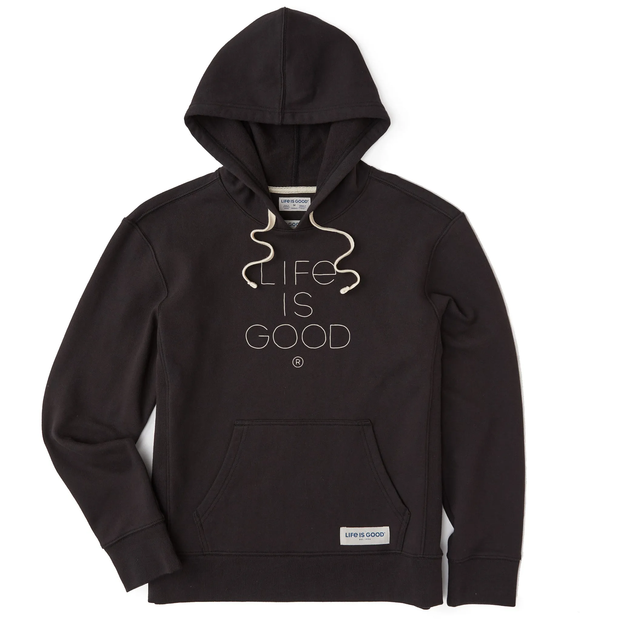 Women's Branded Stacked LIG Simply True Fleece Hoodie Life is Good