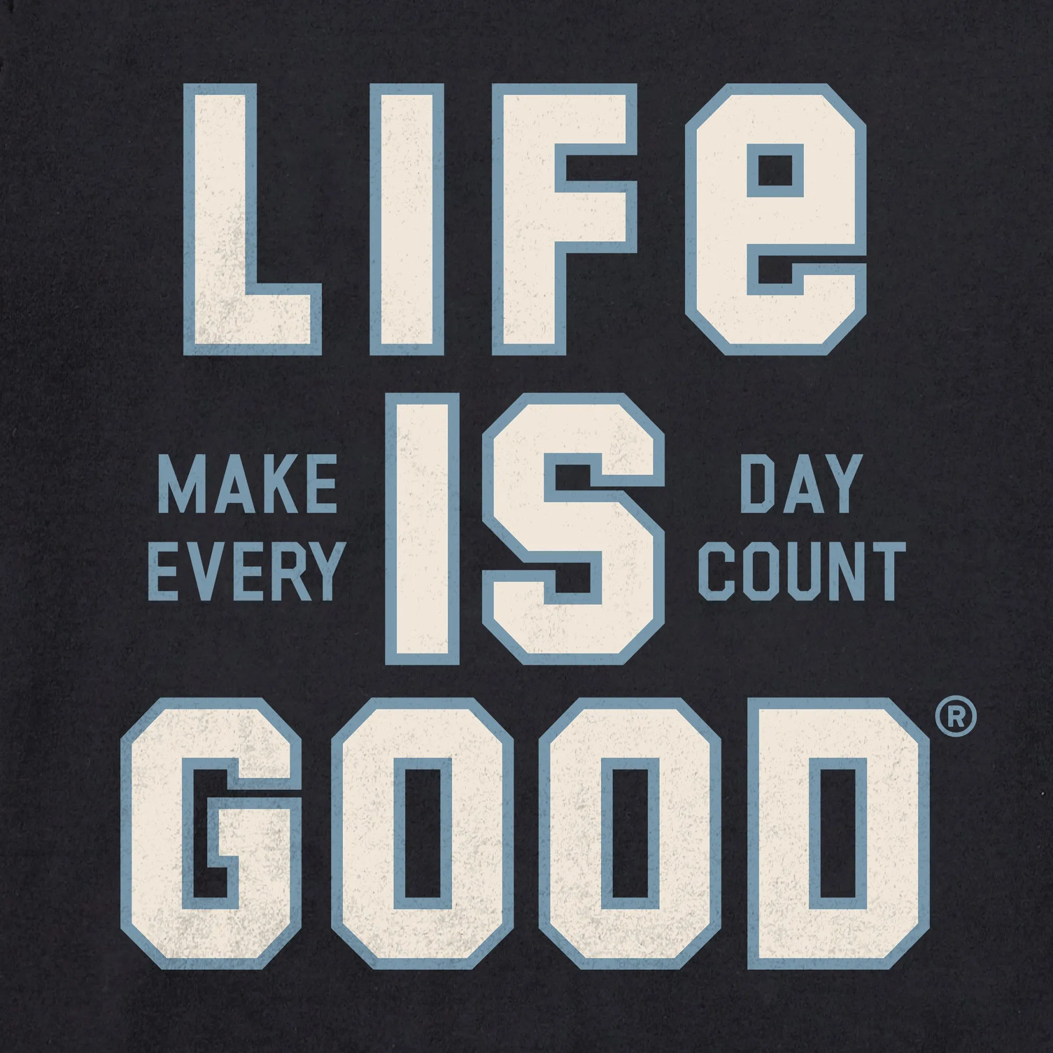 Women's Branded Stacked MEDC Simply True Fleece Crew Life is Good