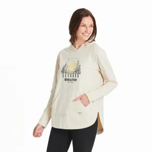 Women's Breathe Forest Crusher-FLEX Hoodie Tunic Life is Good