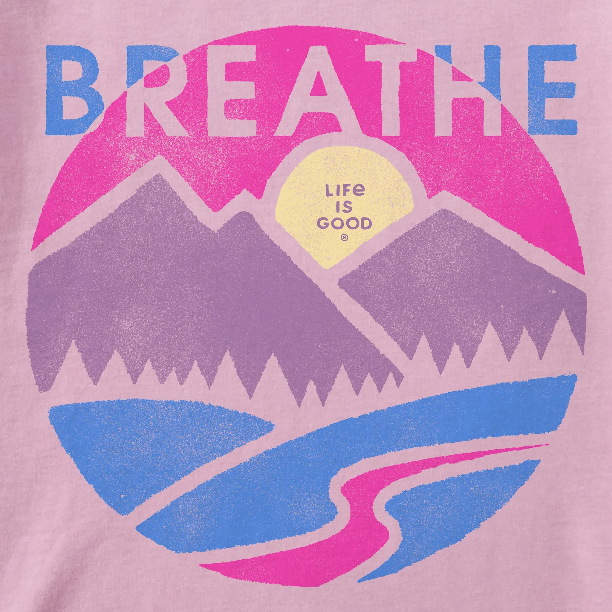 Women's Breathe in the Mountains Short Sleeve Crusher Tee Life is Good