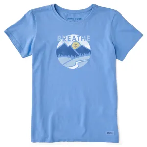 Women's Breathe in the Mountains Short Sleeve Crusher Tee Life is Good