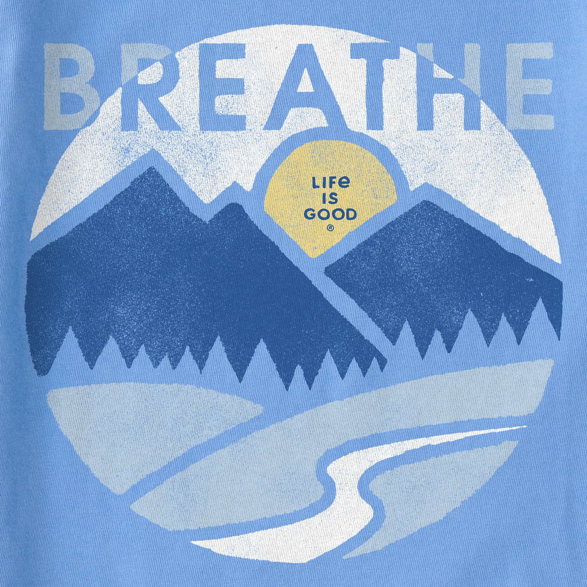 Women's Breathe in the Mountains Short Sleeve Crusher Tee Life is Good