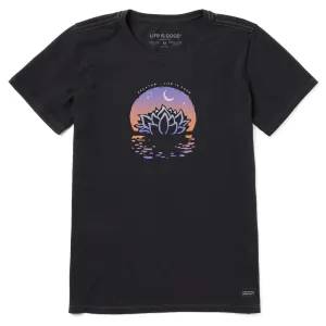 Women's Breathe Lotus Flower Short Sleeve Crusher Tee Life is Good