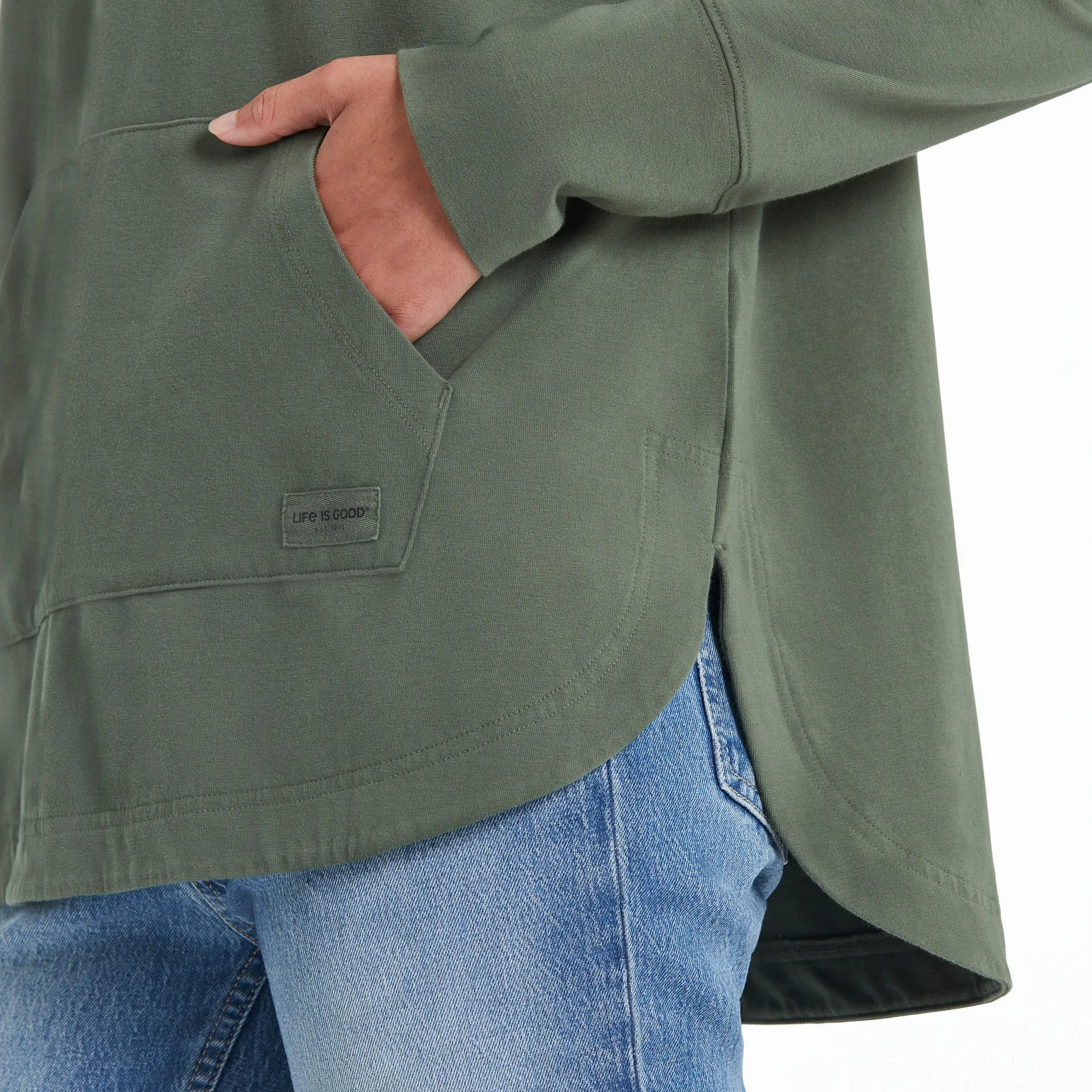 Women's Breathe Sun Crusher-FLEX Hoodie Tunic Life is Good