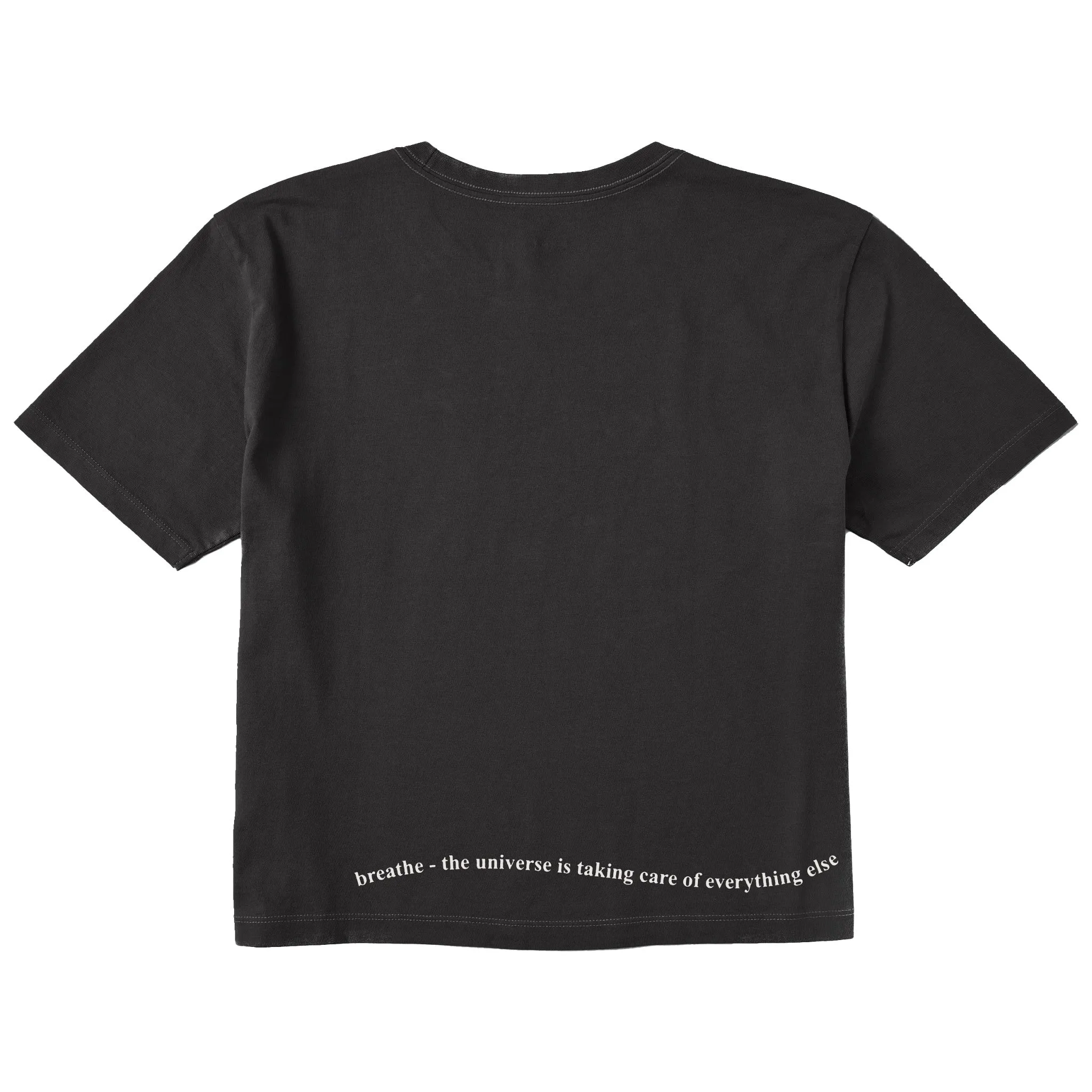 Women's Breathe Swirling Message Short Sleeve Crusher Boxy Tee Life is Good