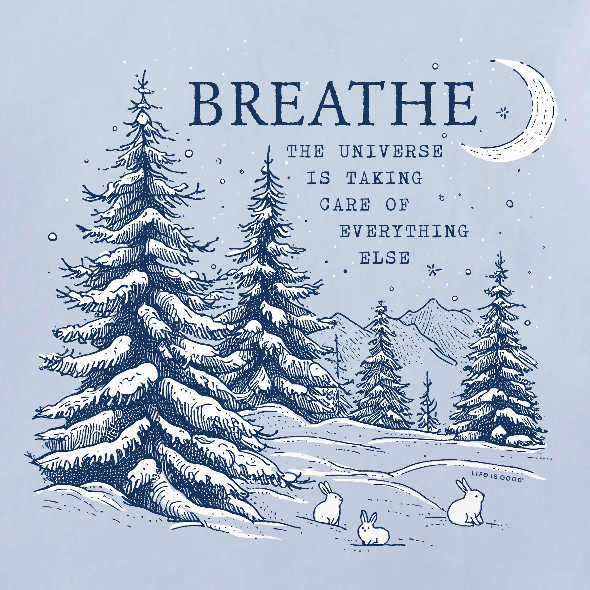 Women's Breathe Universe Pines Long Sleeve Crusher Tee Life is Good