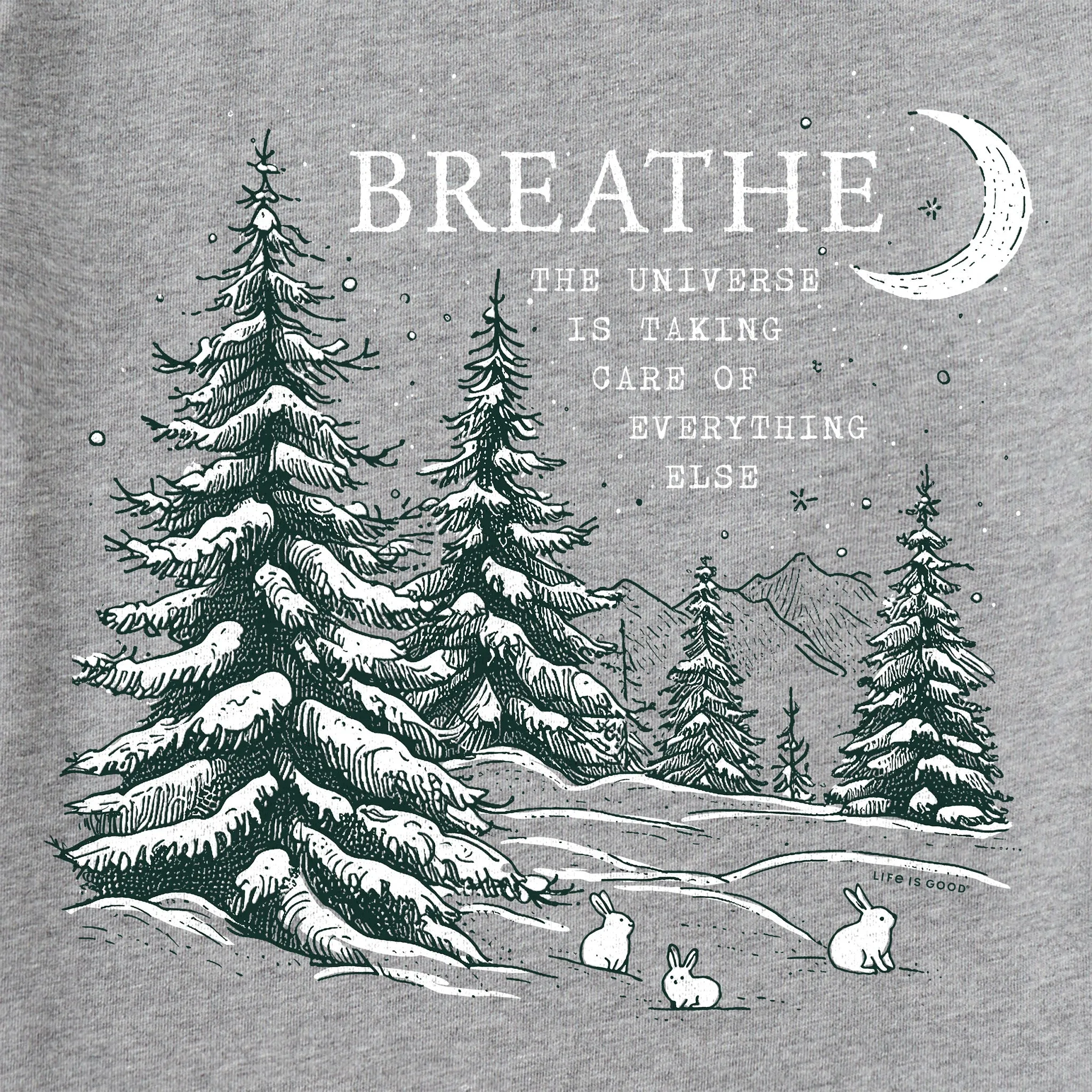Women's Breathe Universe Pines Long Sleeve Crusher Tee Life is Good