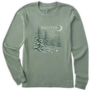 Women's Breathe Universe Pines Long Sleeve Crusher Tee Life is Good