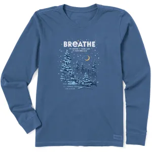 Women's Breathe Universe Winter Long Sleeve Crusher Tee Life is Good