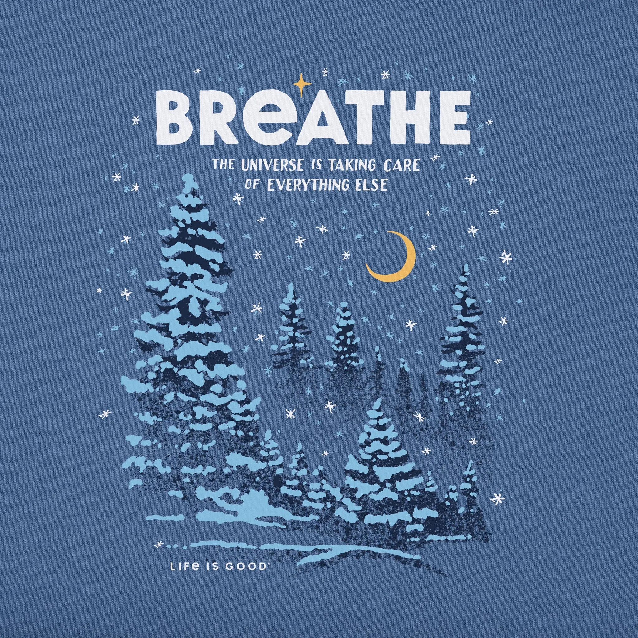 Women's Breathe Universe Winter Long Sleeve Crusher Tee Life is Good
