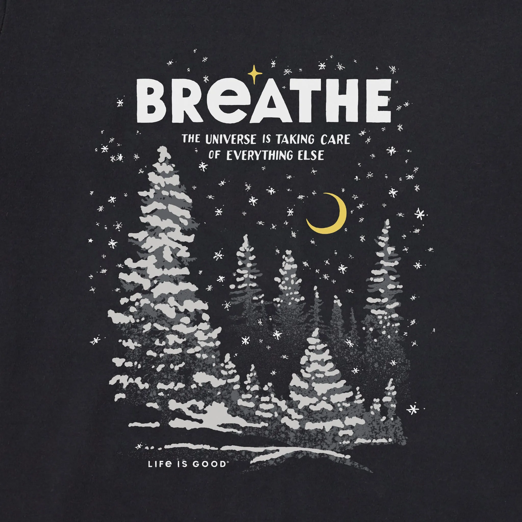 Women's Breathe Universe Winter Long Sleeve Crusher Tee Life is Good
