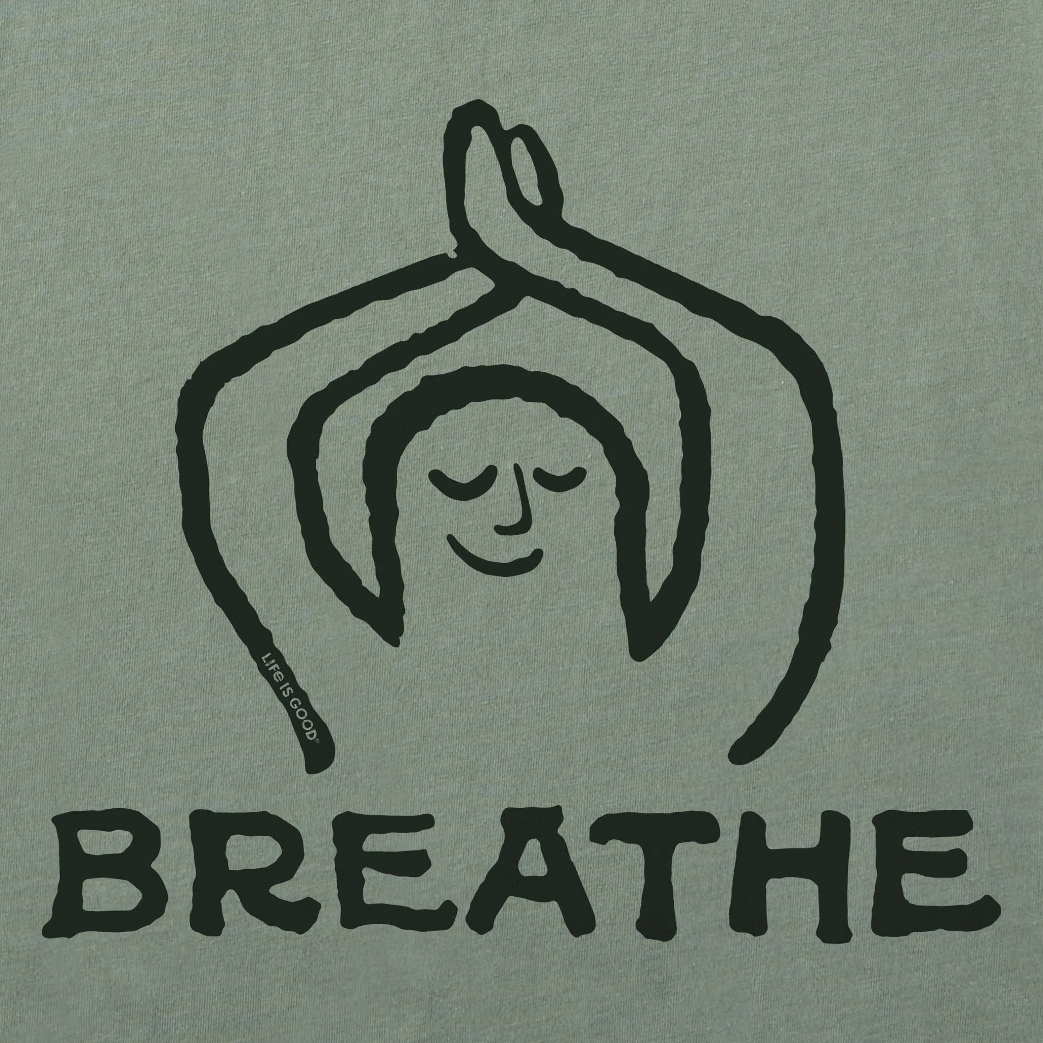 Women's Breathe Yogi Short Sleeve Crusher Tee Life is Good