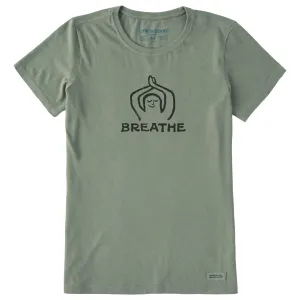 Women's Breathe Yogi Short Sleeve Crusher Tee Life is Good