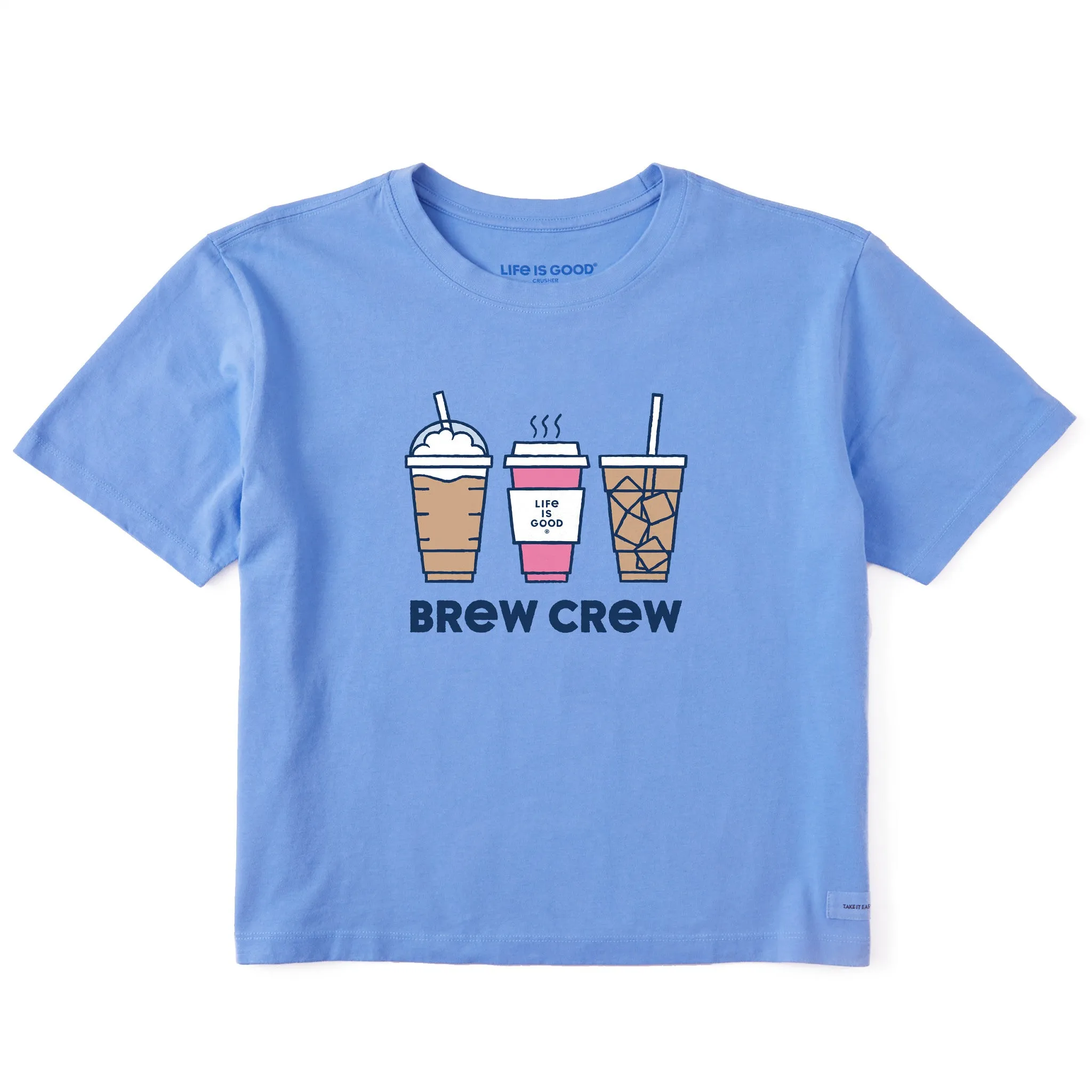 Women's Brew Crew Short Sleeve Crusher Boxy Tee Life is Good