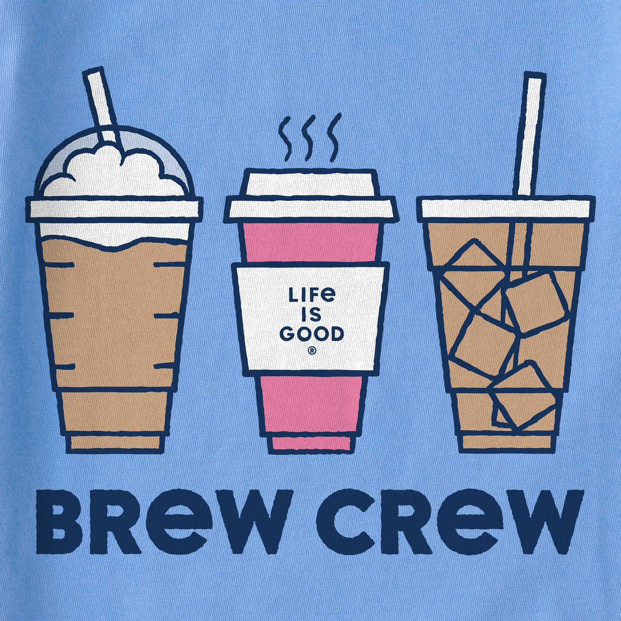 Women's Brew Crew Short Sleeve Crusher Boxy Tee Life is Good