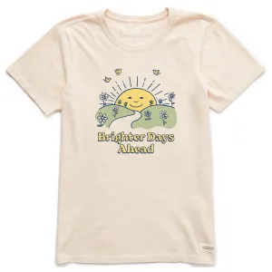 Women's Brighter Days Ahead Sun Short Sleeve Crusher Tee Life is Good