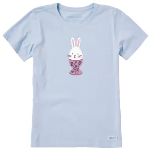 Women's Bunny Egg Cup Short Sleeve Crusher Tee Life is Good