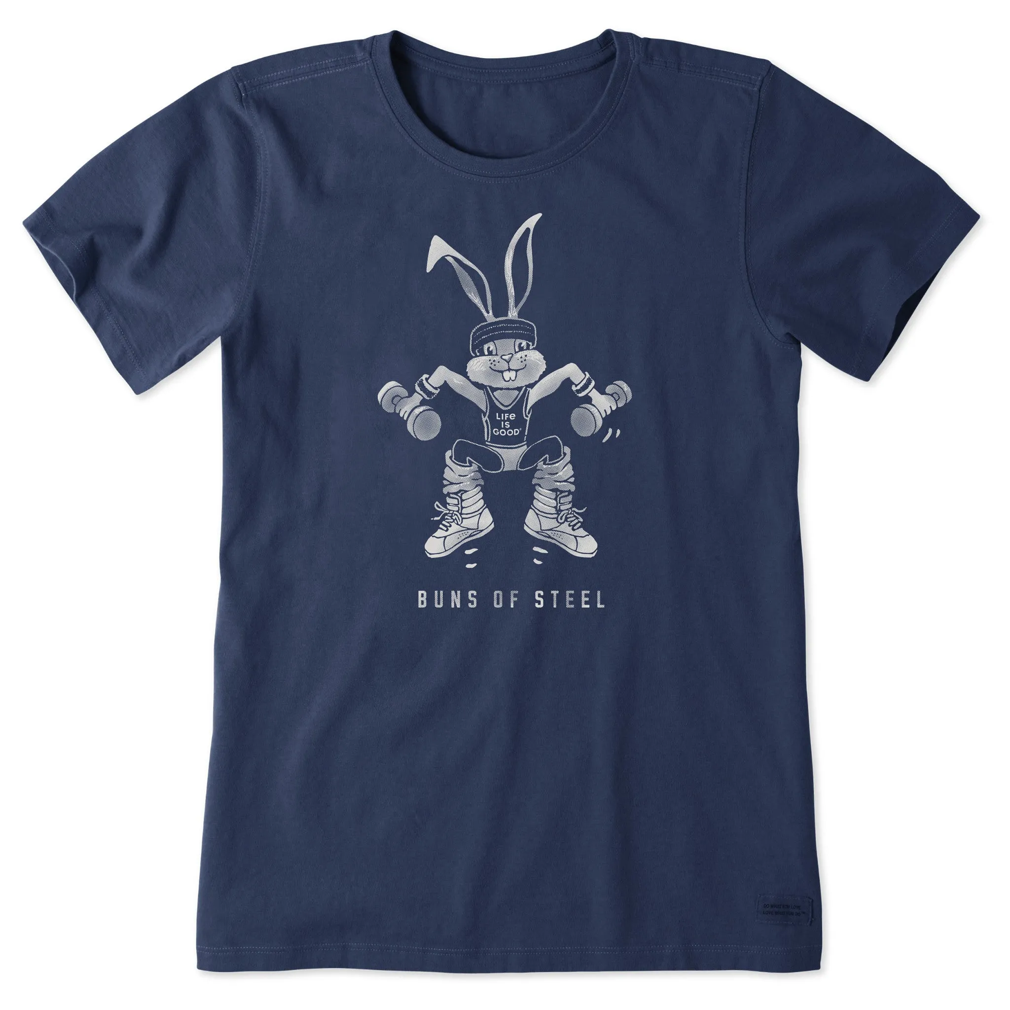 Women's Buns of Steel Short Sleeve Tee Life is Good