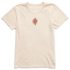 Women's Cactus Sun Mini Short Sleeve Crusher Tee Life is Good