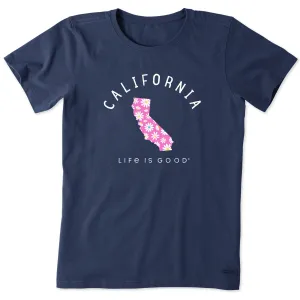 Women's California Daisies Short Sleeve Crusher Tee Life is Good