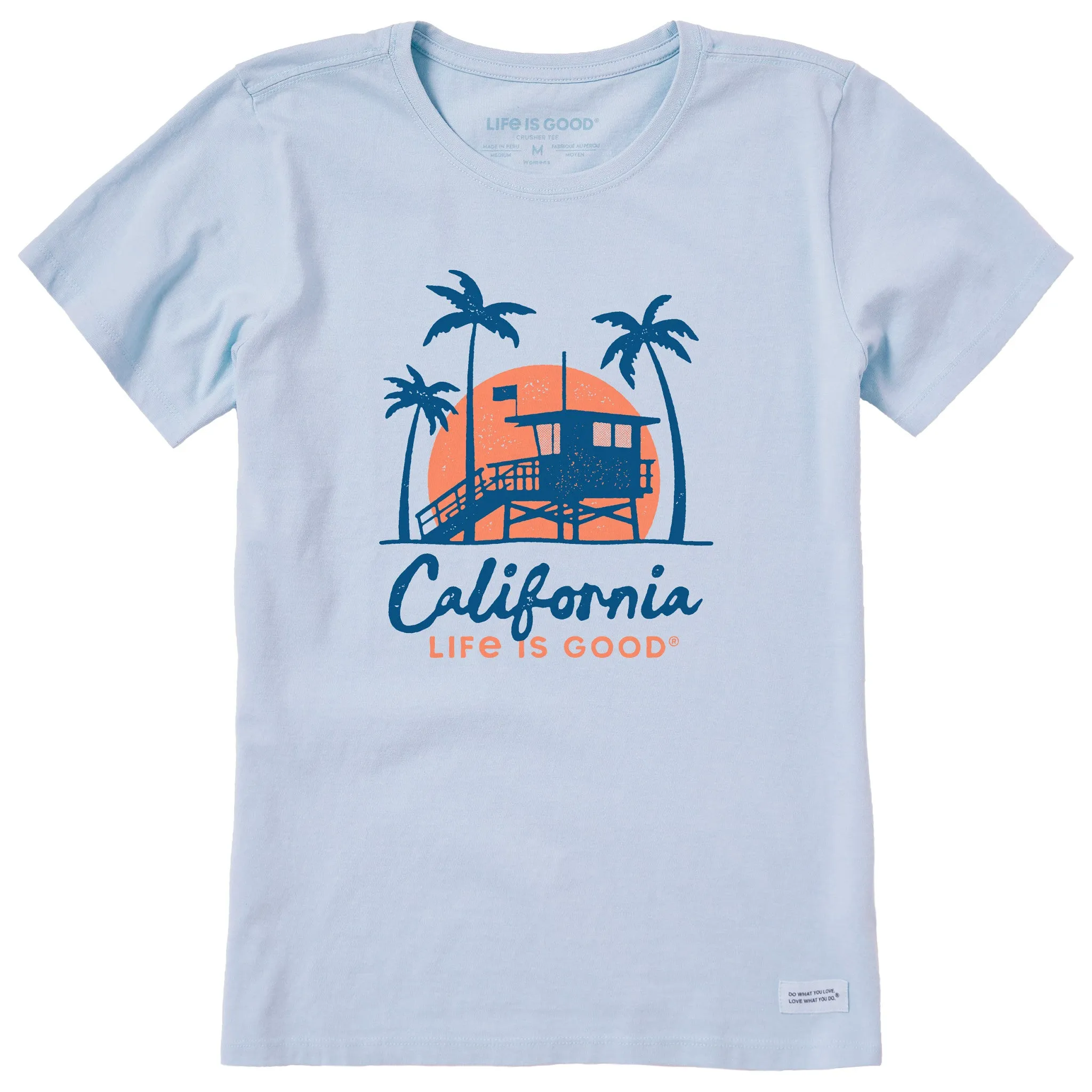 Women's California Lifeguard Station Short Sleeve Crusher Tee Life is Good