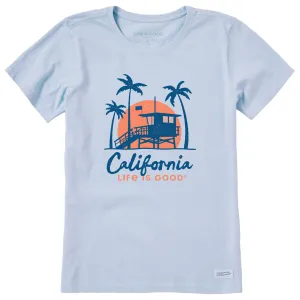 Women's California Lifeguard Station Short Sleeve Crusher Tee Life is Good