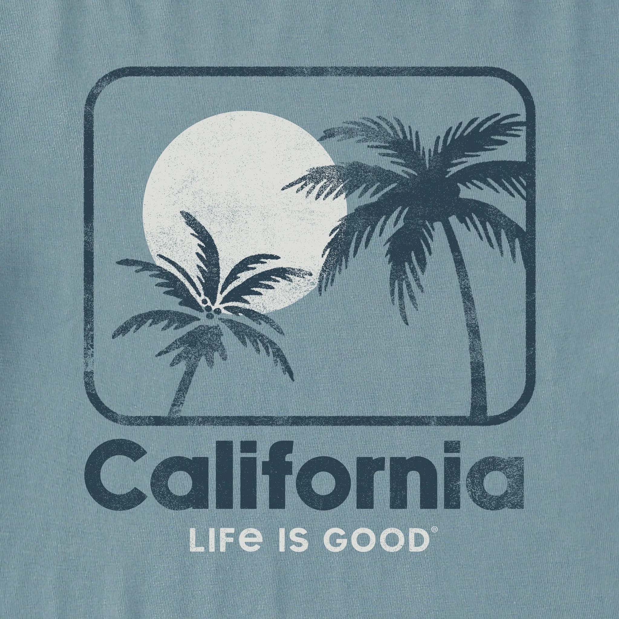 Women's California Palm Sunset Short Sleeve Crusher Tee Life is Good