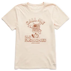 Women's Call Me Old Fashioned Mascot Short Sleeve Crusher Tee Life is Good