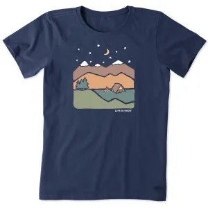 Women's Camp Mountain Vista Short Sleeve Crusher Tee Life is Good