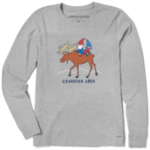 Women's Canadian Uber Long Sleeve Crusher Tee Life is Good