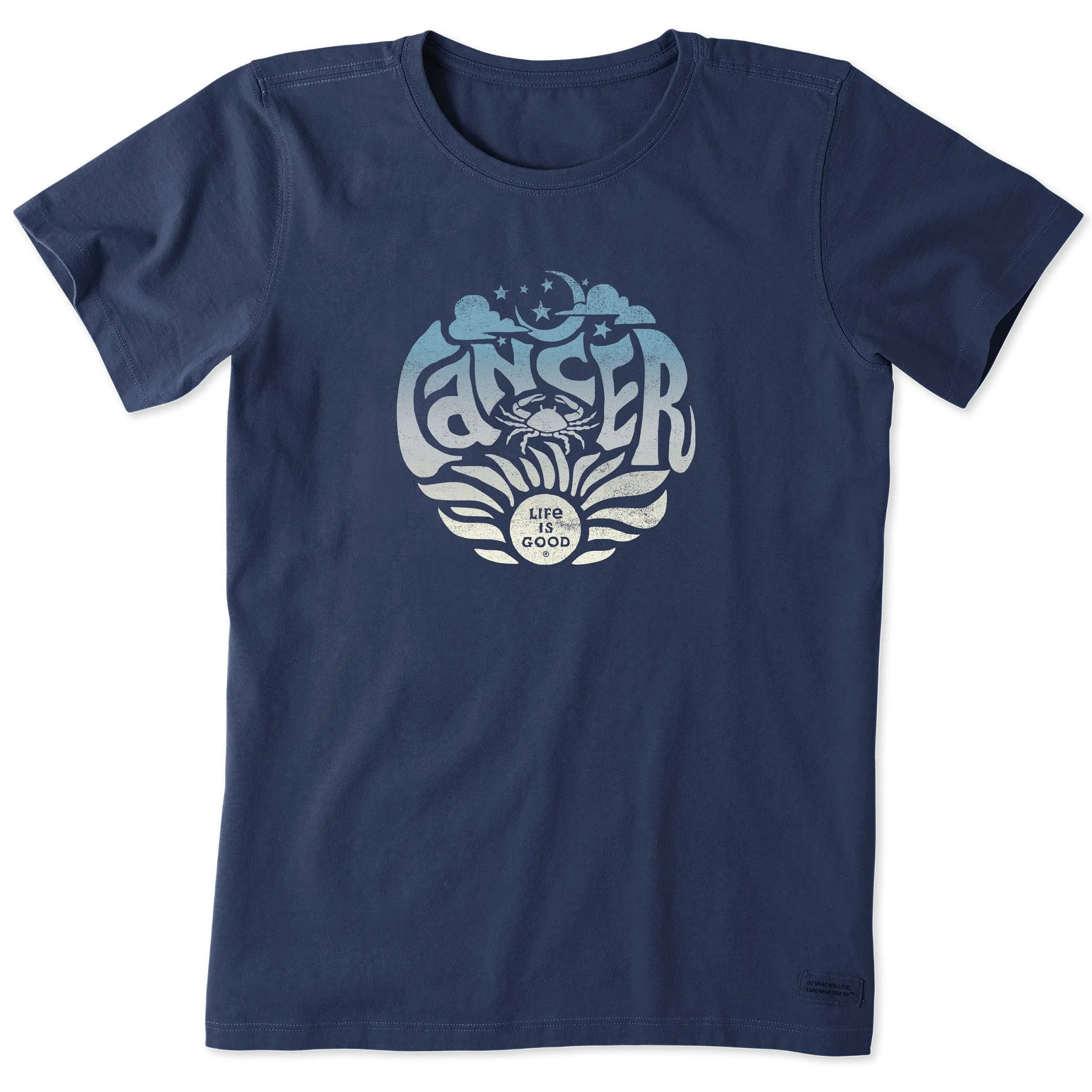 Women's Cancer  Zodiac Vibes Short Sleeve Crusher Tee Life is Good